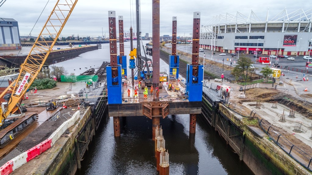 Middlesbrough: Manhattan Gate Bridge