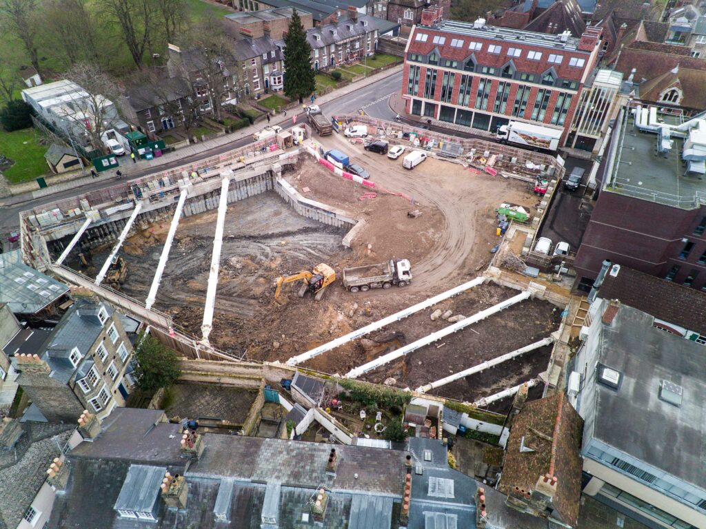 Project building site