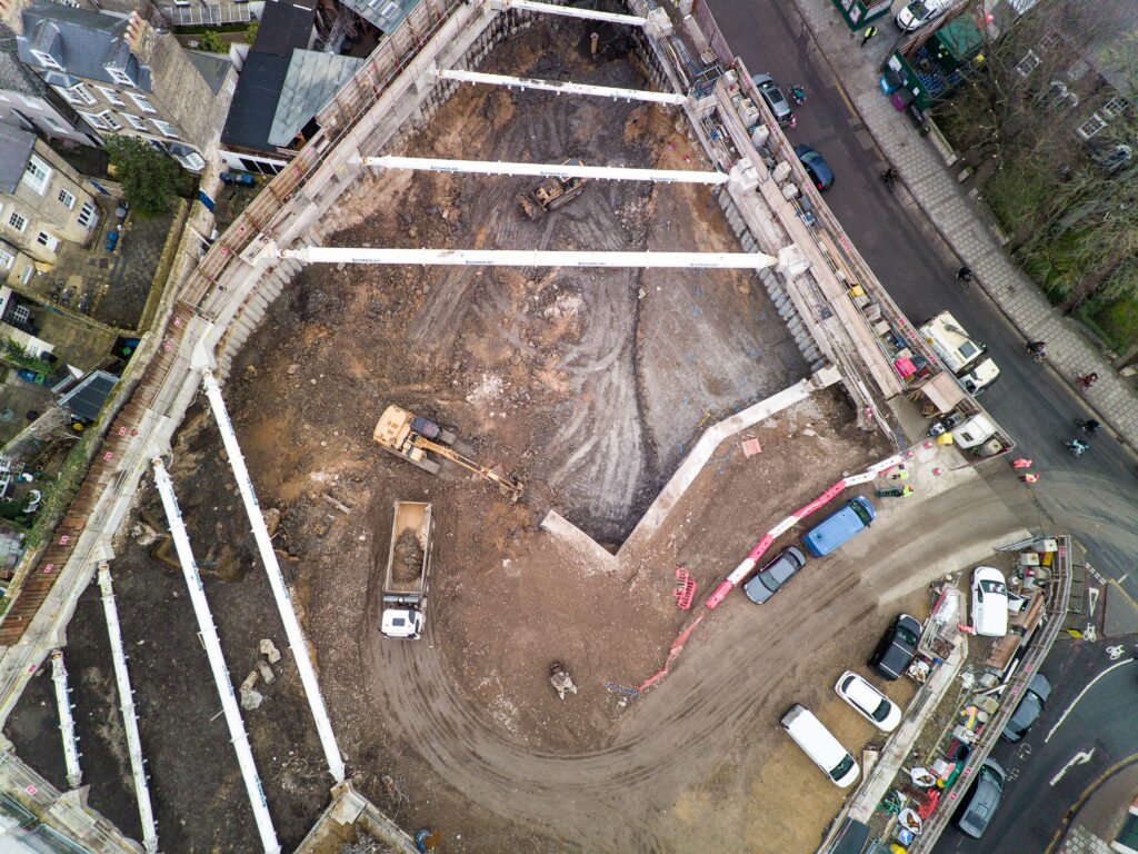 Project building site