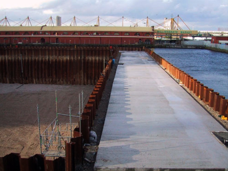 London: BP1 Cofferdam, Canary Wharf