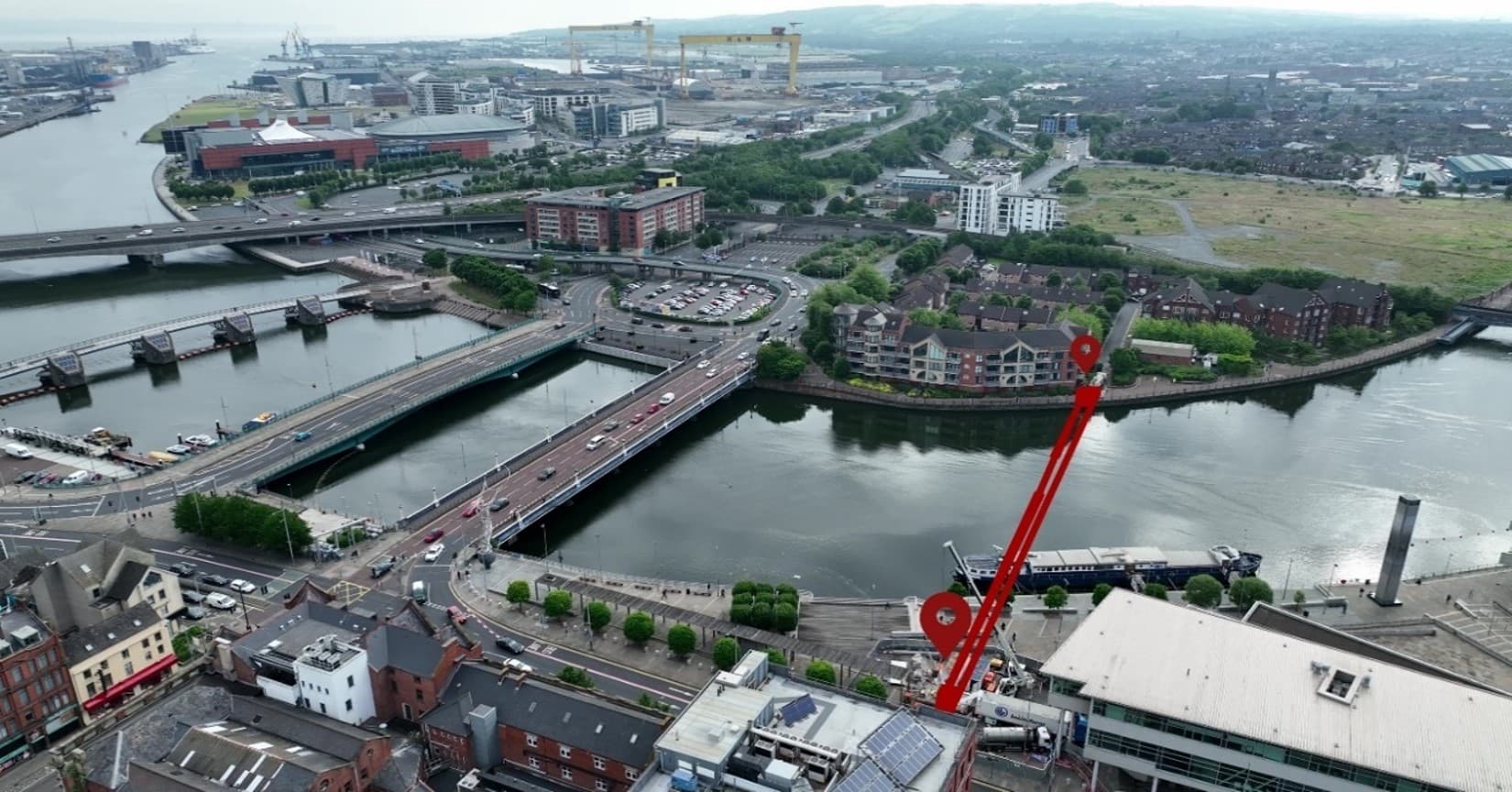 Belfast: Queens Bridge Siphon’s Phase II relining