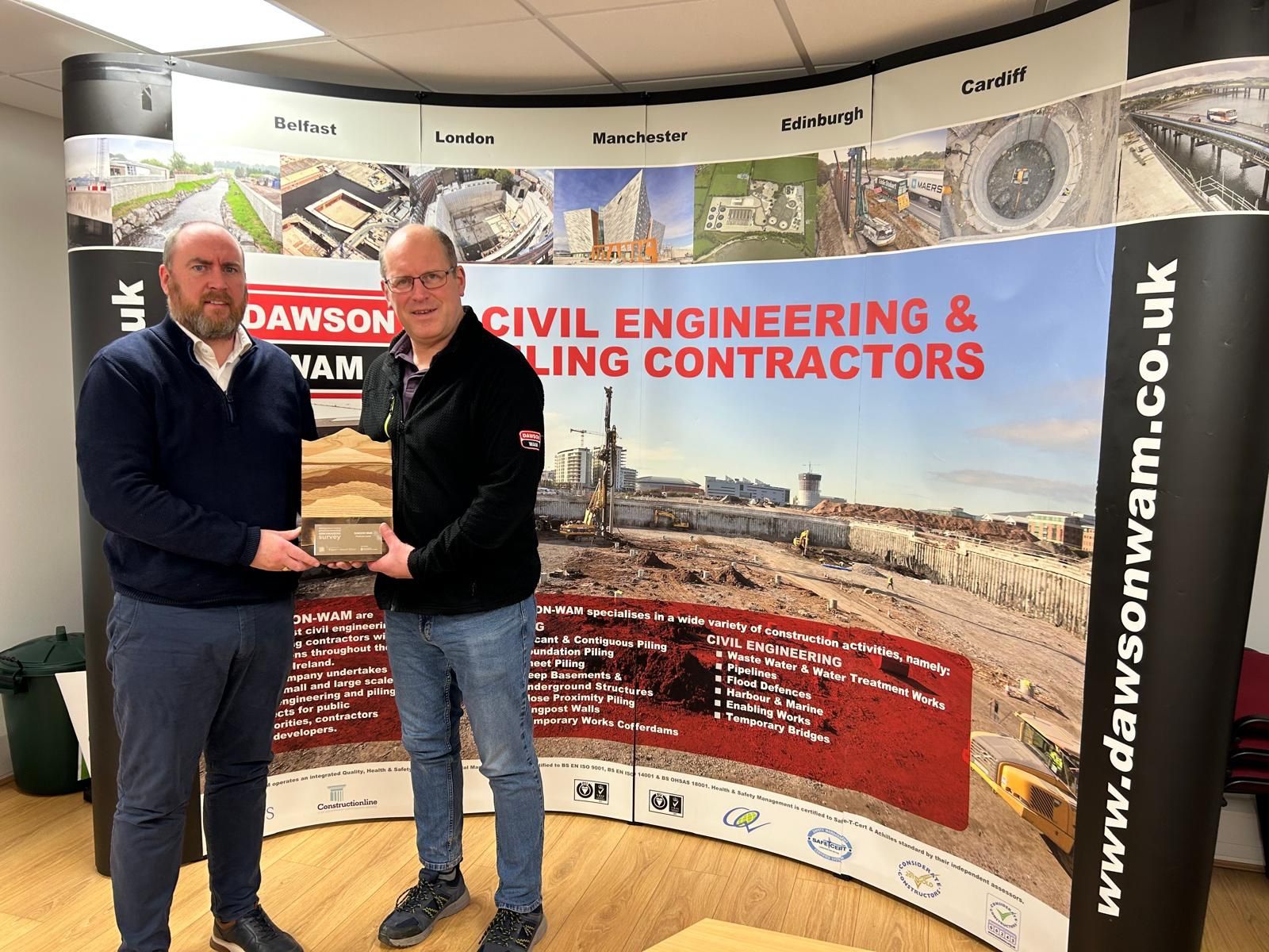 Platinum Level Award at the 2025 Northern Ireland Environmental Benchmarking Survey