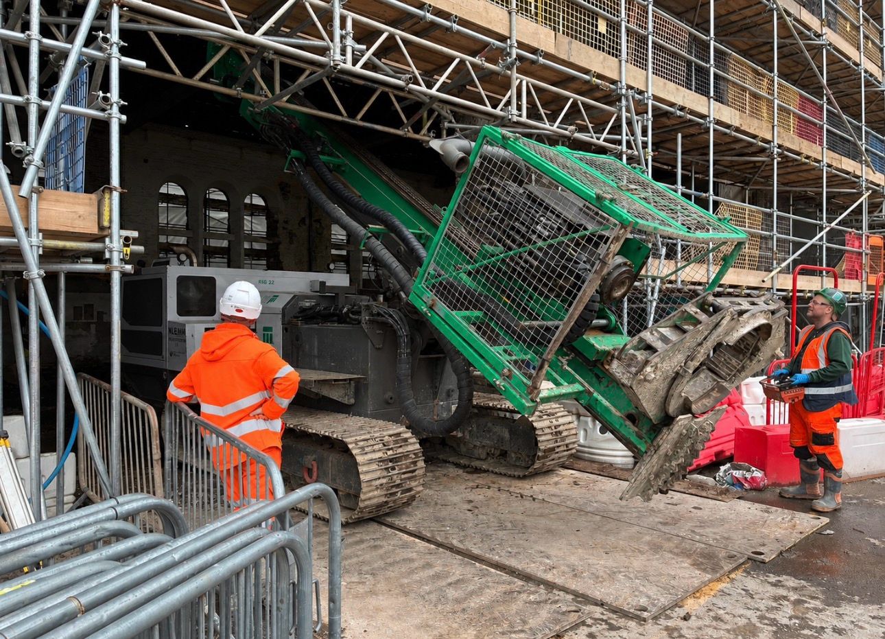Specialist Piling works at Bristol’s Grade II Listed building